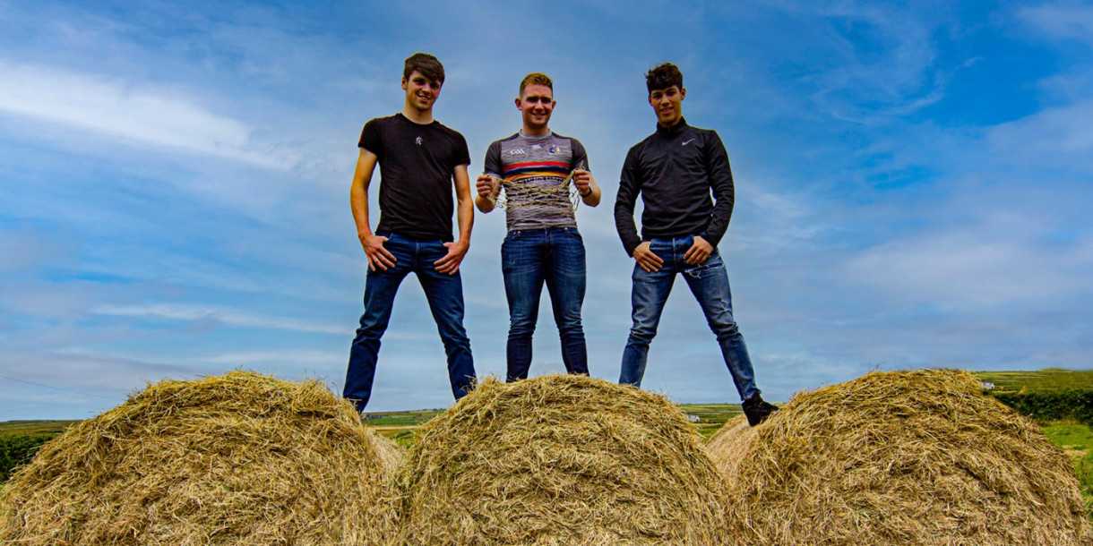 Story of change Fergal Keane, Fionn Doherty and Ciarán Bonfil. story